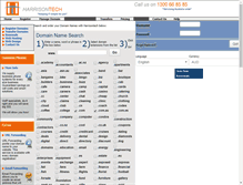 Tablet Screenshot of domains.harrisontech.com.au