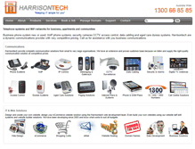 Tablet Screenshot of harrisontech.com.au